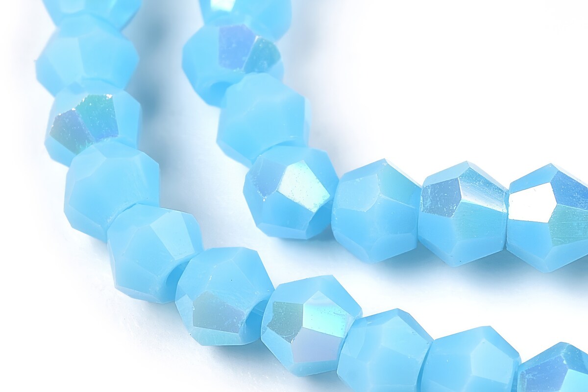 Margele cristal biconic 3mm (sirag) - bleu opac AB