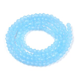 Margele cristal biconic 3mm (sirag) - bleu opalescent