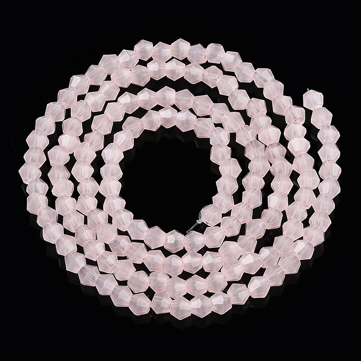 Margele cristal biconic 3mm (sirag) - roz lila opalescent