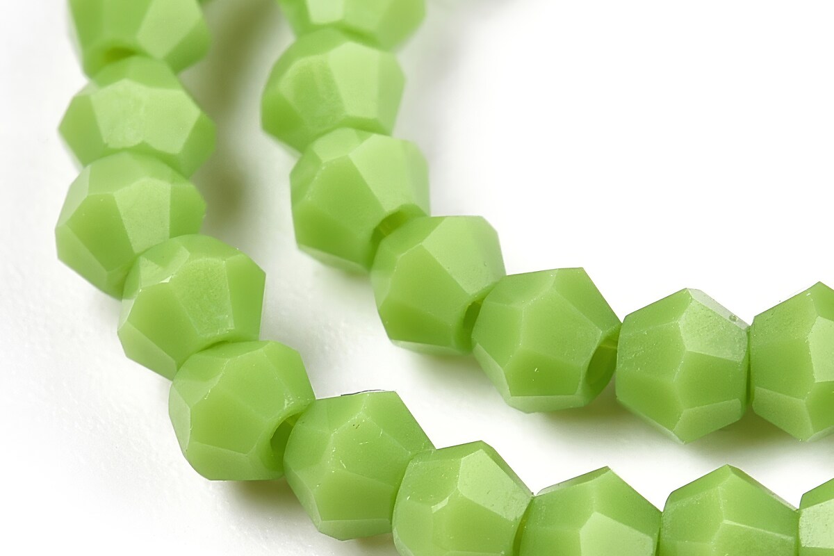 Margele cristal biconic 3x3mm (sirag) - verde lime opac