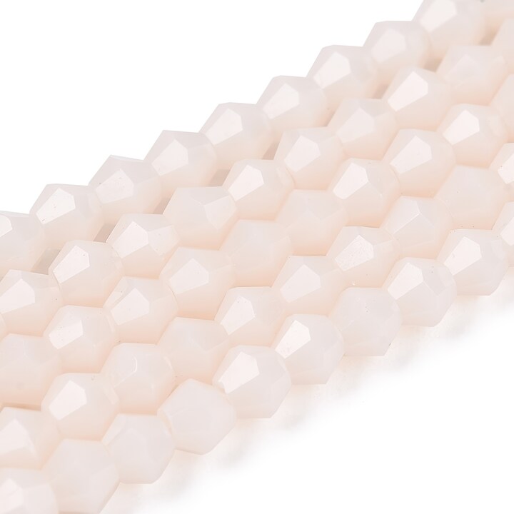 Margele cristal biconic 3x3mm (sirag) - nude opac