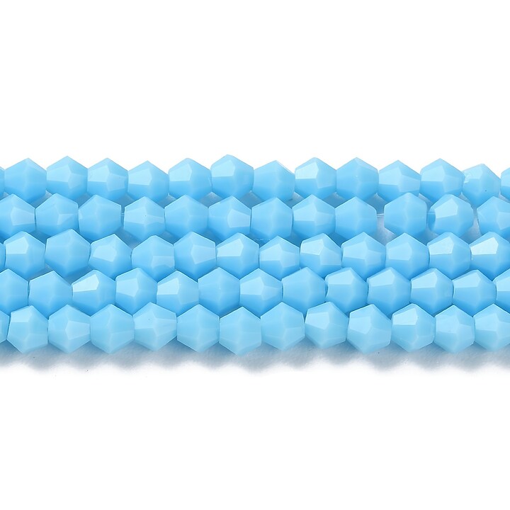 Margele cristal biconic 4x4mm (sirag) - bleu opac