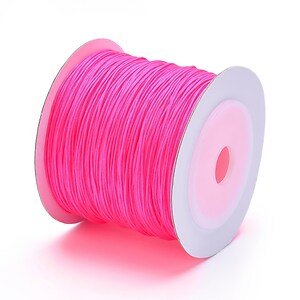 Snur nylon grosime 0,6mm, rola de aprox. 130m - roz aprins