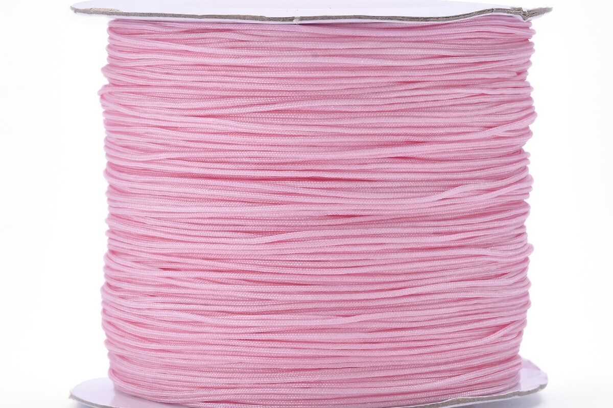 Snur nylon grosime 0,6mm, rola de aprox. 130m - roz deschis