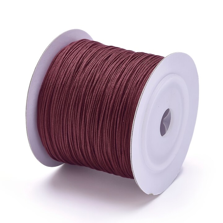 Snur nylon grosime 0,6mm, rola de aprox. 130m - maro roscat