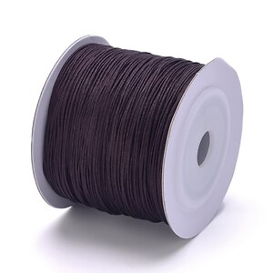 Snur nylon grosime 0,6mm, rola de aprox. 130m - maro inchis