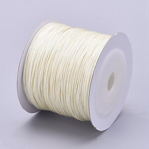 Snur nylon grosime 0,6mm, rola de aprox. 130m - crem