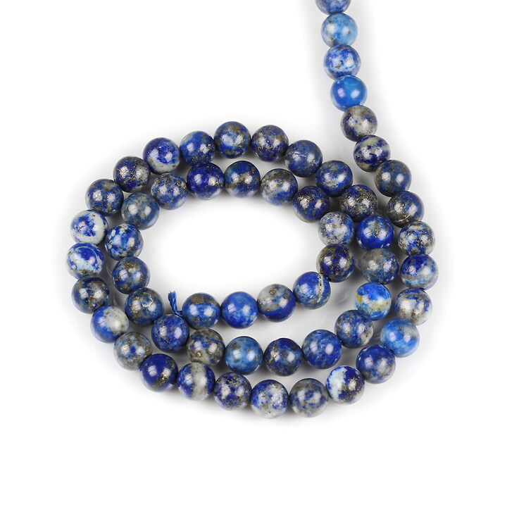 Margele lapis lazuli sfere 6mm (sirag)