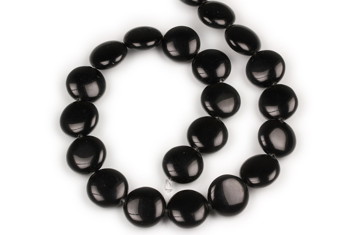 Margele obsidian banuti 16mm (sirag)