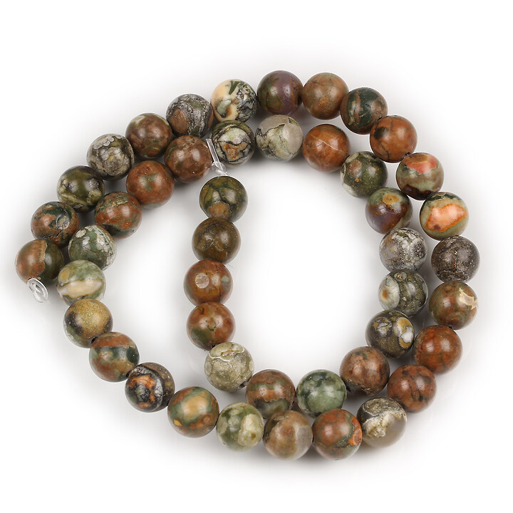 Margele Rhyolite Jasper sfere 8mm (sirag)