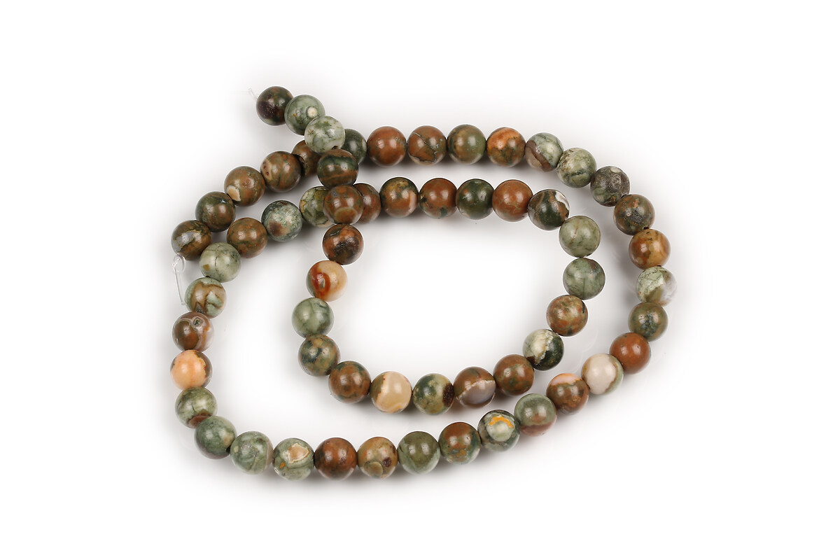 Margele Rhyolite Jasper sfere 6mm (sirag)