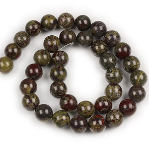 Margele Dragon Blood Jasper sfere 10mm (sirag)