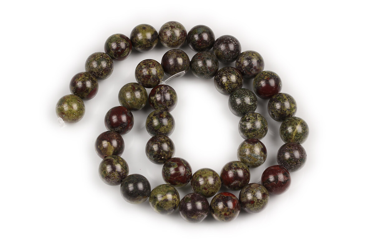 Margele Dragon Blood Jasper sfere 10mm (sirag)