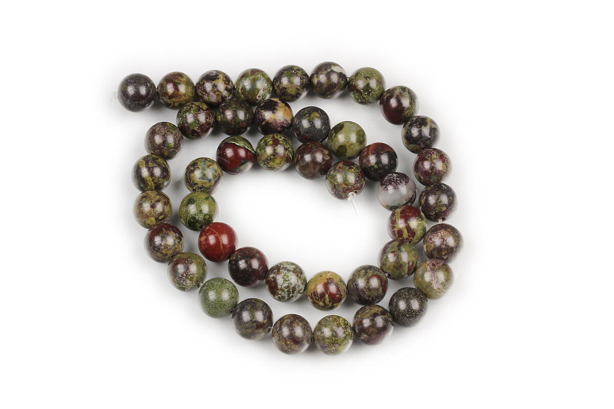 Margele Dragon Blood Jasper sfere 8mm (sirag)