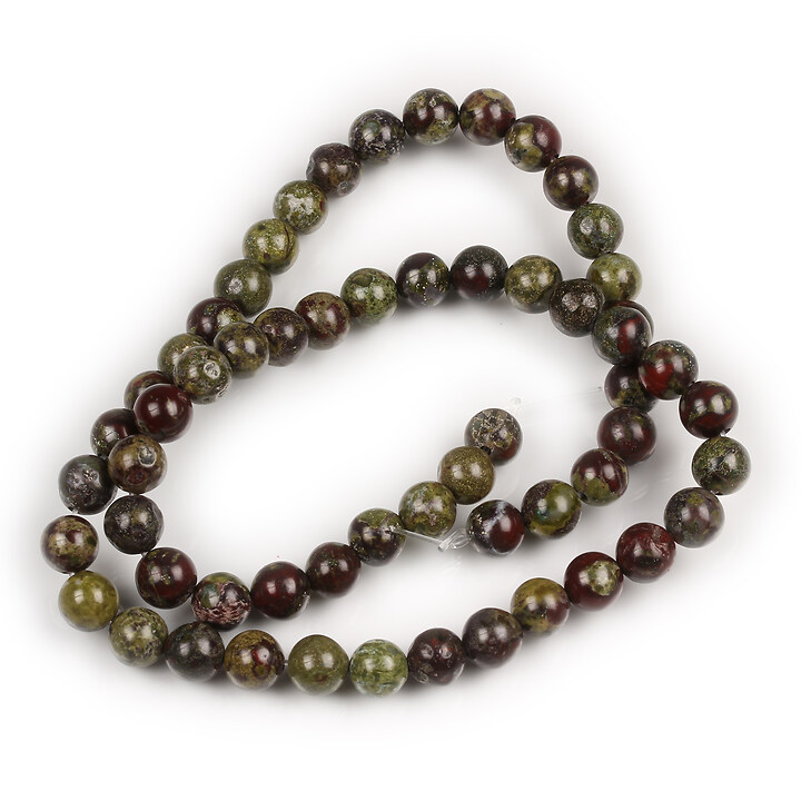 Margele Dragon Blood Jasper sfere 6mm (sirag)