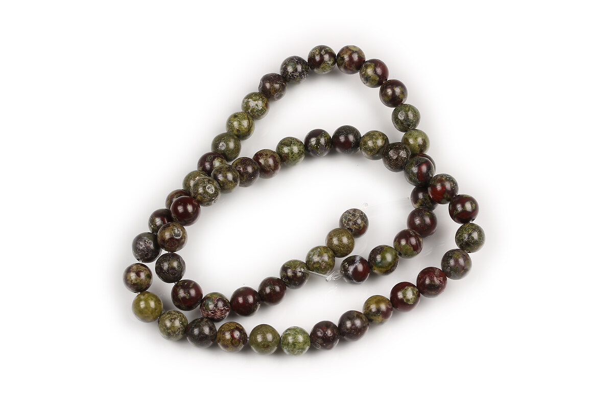 Margele Dragon Blood Jasper sfere 6mm (sirag)