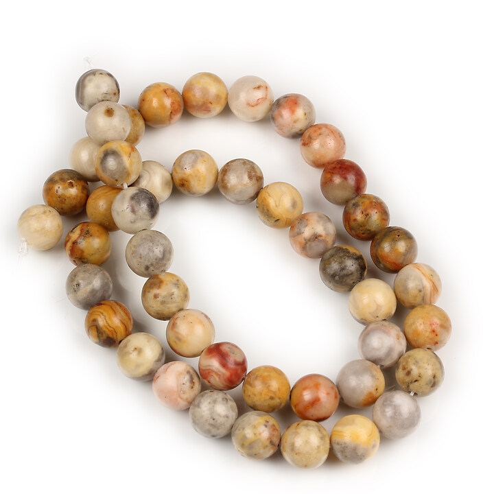 Margele Crazy Lace Agate sfere 8mm (sirag)