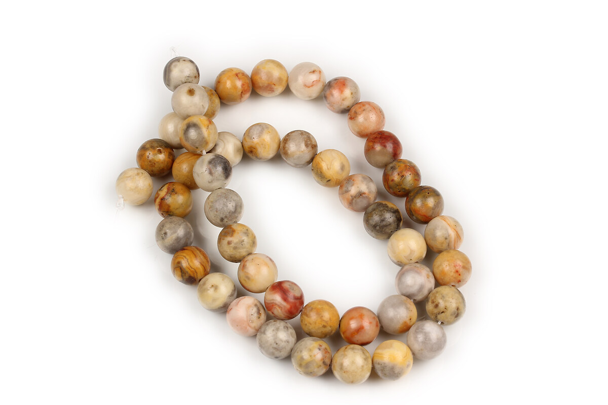 Margele Crazy Lace Agate sfere 8mm (sirag)