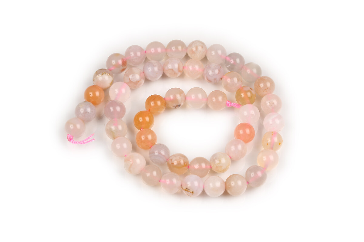 Margele Cherry Blossom Agate sfere 8,5-9mm (sirag)