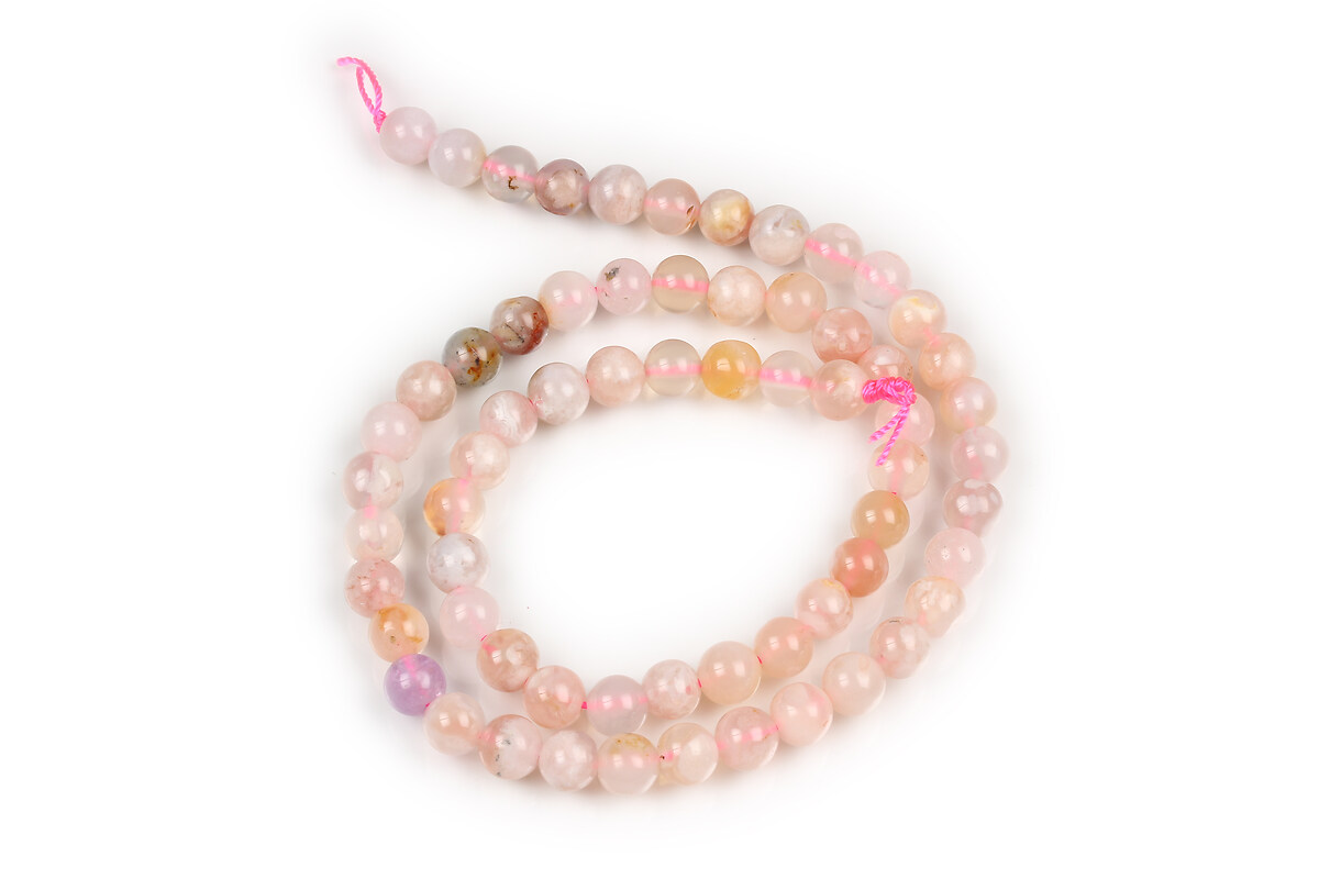 Margele Cherry Blossom Agate sfere 6mm (sirag)