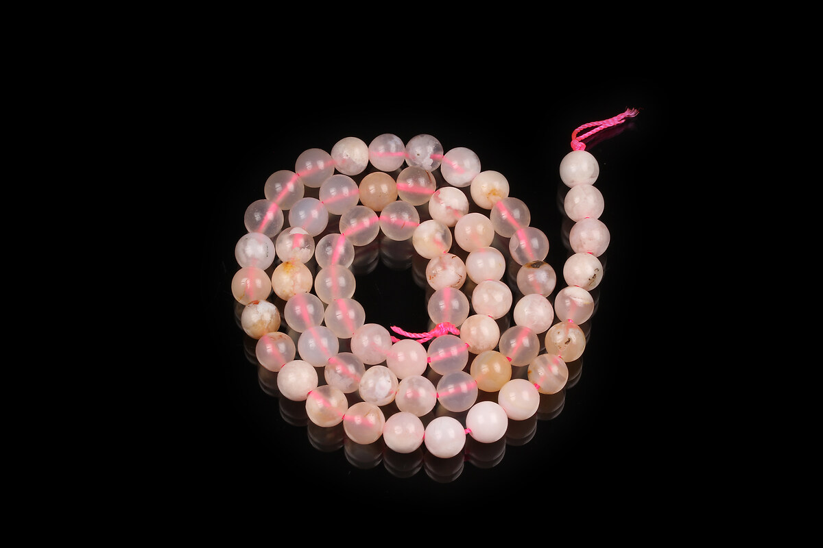 Margele Cherry Blossom Agate sfere 6mm (sirag)