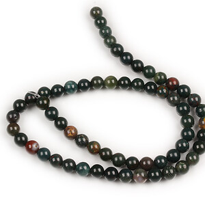 Margele Indian Bloodstone sfere 6mm (sirag)