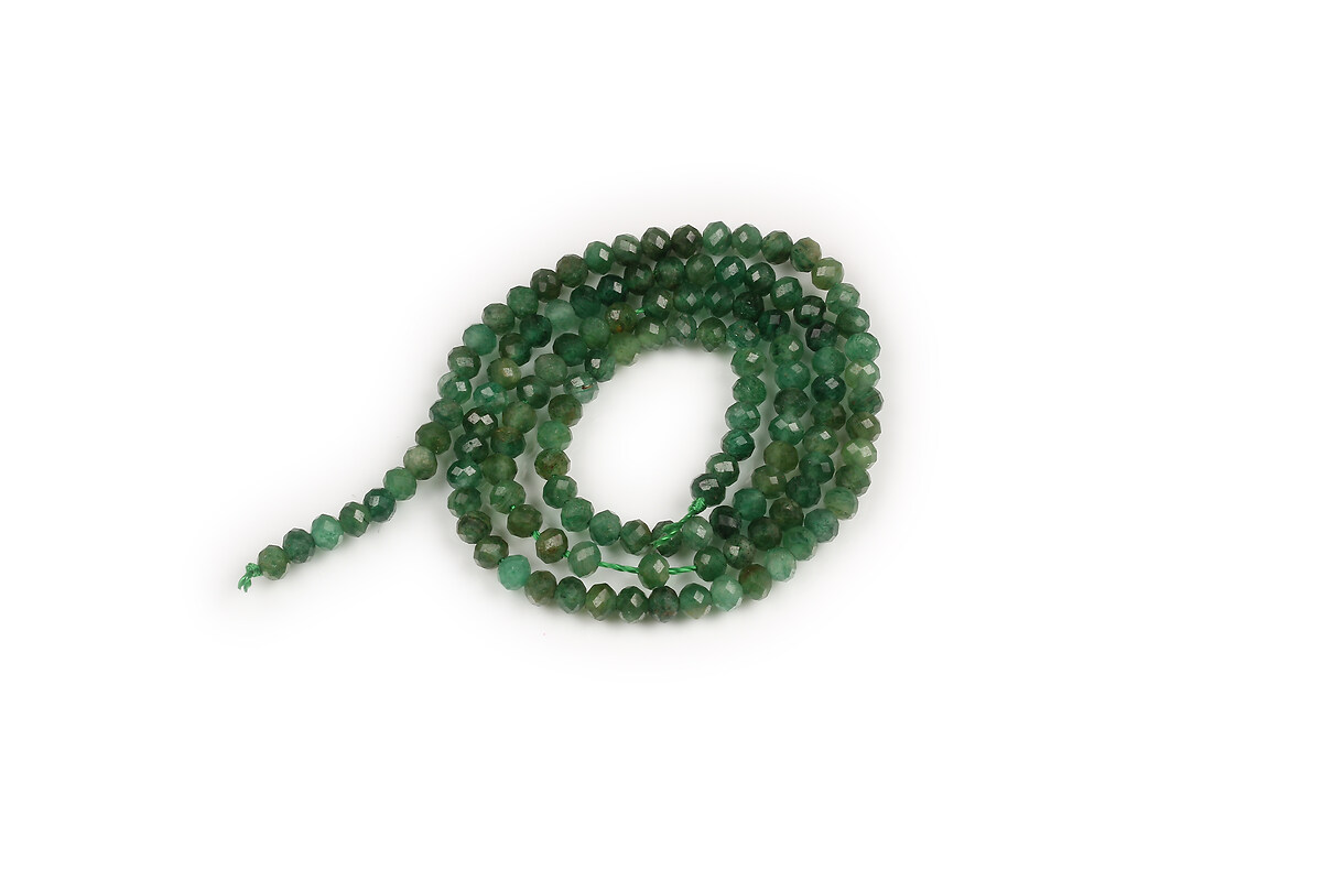 Margele Fuchsite sfere fatetate 3,5mm (sirag)