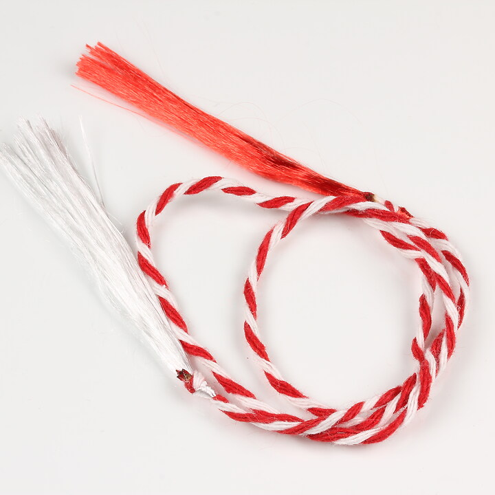 Snur Martisor bumbac impletit, grosime 2mm, lungime 49,5cm