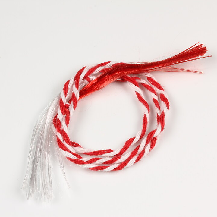 Snur Martisor bumbac impletit, grosime 2mm, lungime 49,5cm