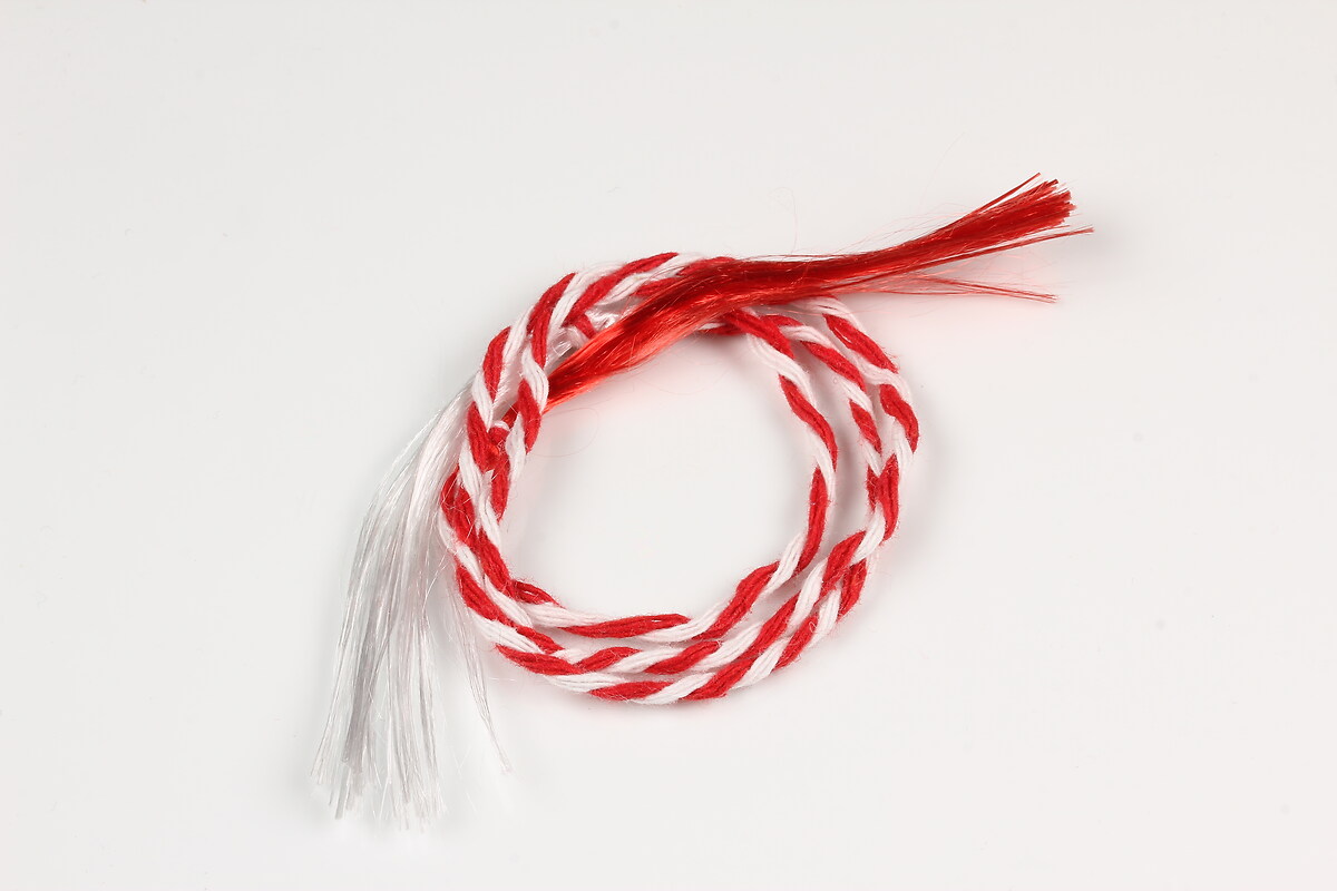 Snur Martisor bumbac impletit, grosime 2mm, lungime 49,5cm