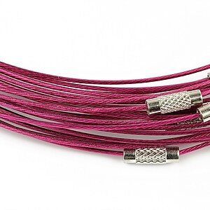 Baza siliconata colier, diametru 14,5cm - magenta