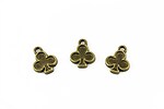 Charm bronz trifoi 14x11mm