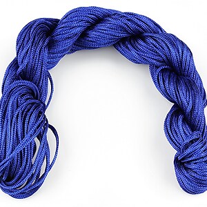 Ata nylon, grosime 1mm, aprox. 20-22m, albastru cobalt