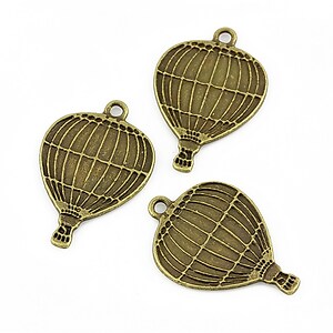 Charm bronz balon 24x17mm