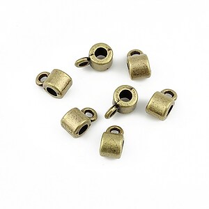 Agatatoare pandantiv bronz 9x5mm