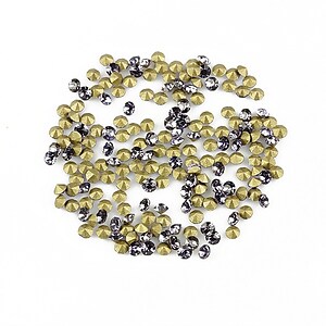 Cabochon rhinestone cristal 2mm (20 buc.) - mov