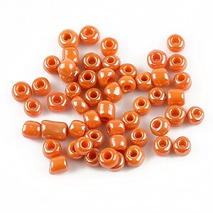 Margele de nisip 4mm (50g) - cod 263 - portocaliu