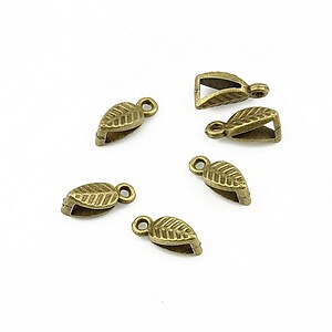 Agatatoare pandantiv bronz 10x4mm