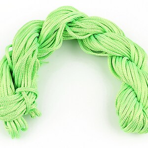 Ata nylon, grosime 2mm, 12m, verde