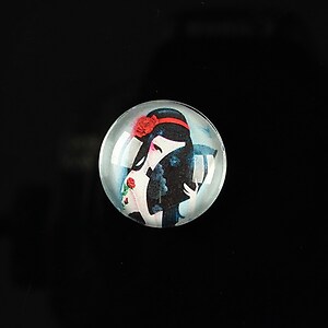 Cabochon sticla 18mm "Fairy tale" cod 071