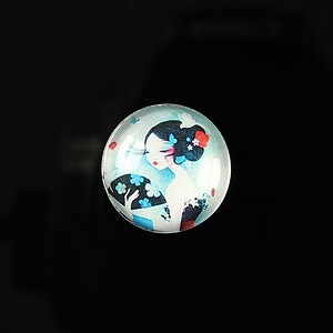 Cabochon sticla 18mm "Fairy tale" cod 072