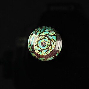 Cabochon sticla 18mm "Tree of life" cod 091