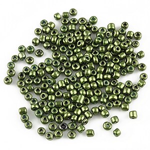 Margele de nisip lucioase 2mm (50g) - cod 148 - verde