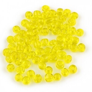 Margele de nisip 4mm (50g) - cod 071 - galben