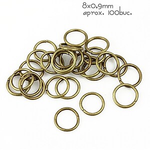 Zale bronz 8mm (grosime 0,9mm)