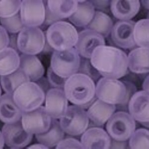 Margele Toho rotunde 8/0 - Transparent-Frosted Sugar Plum