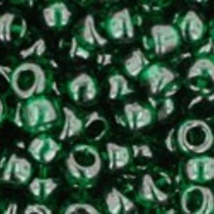 Margele Toho rotunde 8/0 - Transparent Green Emerald