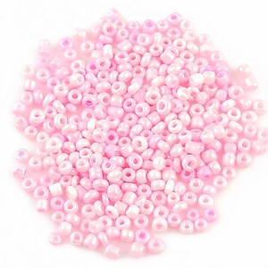 Margele de nisip opace 2mm (50g) - cod 098 - roz