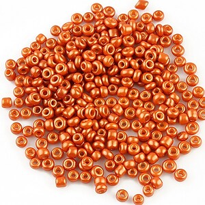 Margele de nisip 2mm (50g) - cod 279 - portocaliu