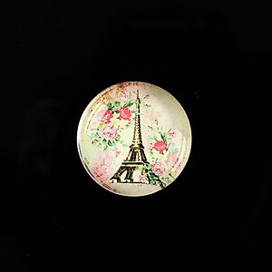 Cabochon sticla 20mm C'est Paris cod 562